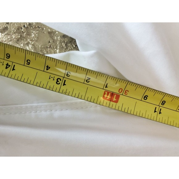 Solo Hoda White Women's Cotton Dress Staight Leg Casual Pant Size 8 - Picture 7 of 11